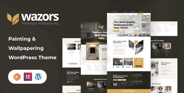 Wazors - Painting amp Wallpapering HTML Template TFx