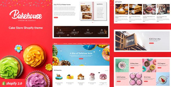 Bakehouse - Cake Shop Shopify Theme TFx