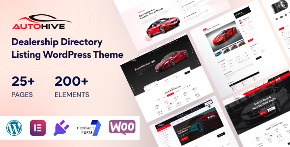 Autohive - Car Dealer amp Rental WordPress Theme TFx