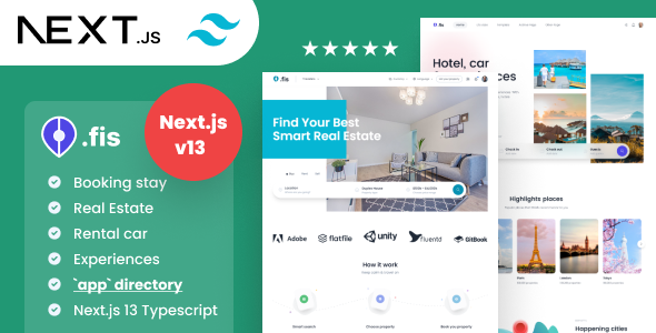 Chisfis - Online Booking NextJs Template TFx