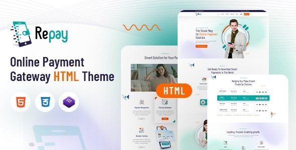 Repay  Payment Gateway HTML Template TFx