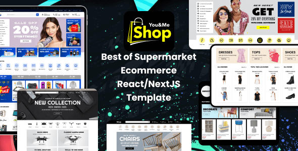 YAM - Supermarket ecommerce Next ReactJS Template TFx