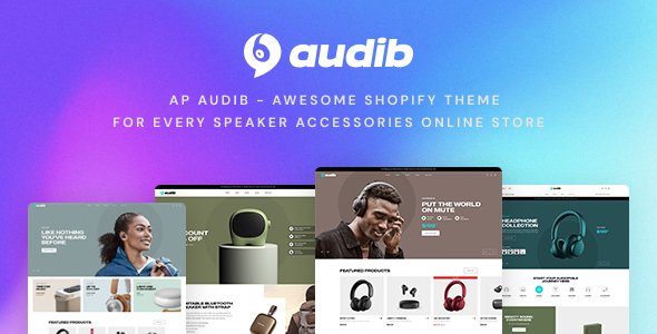 Ap Audib - Speaker Audio Gears Shopify Theme TFx