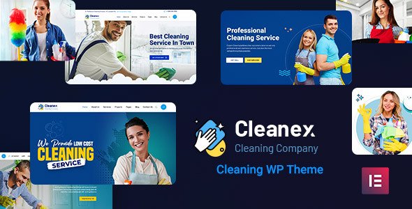 Cleanex - Cleaning Service WordPress Theme TFx