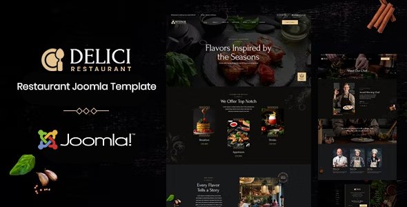 DELICI - Restaurant Joomla 4 Template TFx