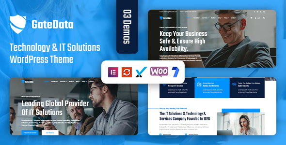 GateData - IT Solutions amp Technology WordPress Theme TFx