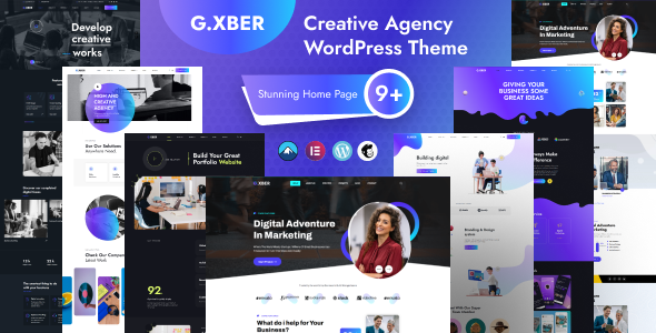 Gxber - Creative Agency WordPress Theme TFx