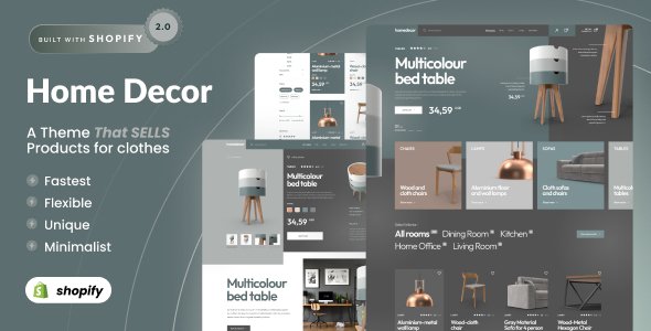 Home Decor - Shopify 20 eCommerce Theme TFx