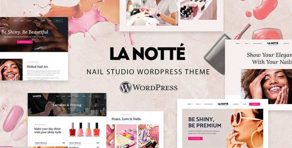 LaNotte - Nail Salon WordPress Theme TFx