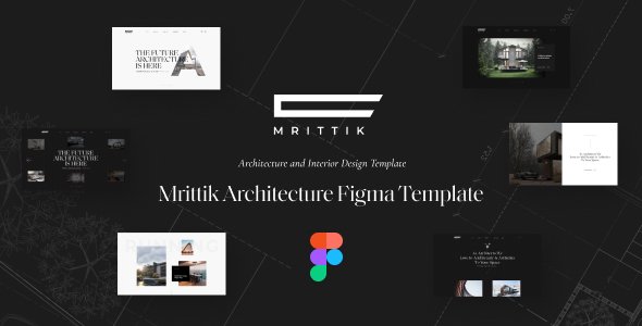 Mrittik - Architecture and Interior Figma Template TFx