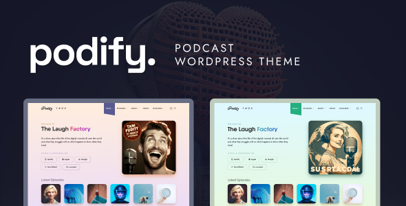 Podify - Podcast WordPress Theme TFx WordPress