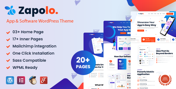 Zapolo  Creative Agency WordPress Theme TFx