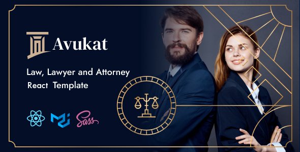 Avukat  Lawyer and Attorney React Template TFx