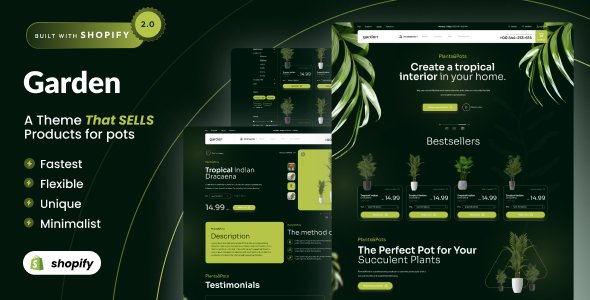 Garden - Shopify 20 eCommerce Theme TFx
