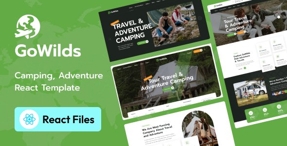 Gowilds - Travel amp Tour Booking React NextJs Template TFx