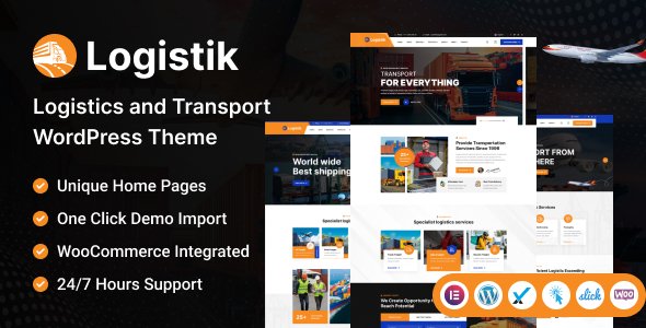 Logistik  Transport amp Logistics WordPress Theme TFx
