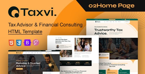 Taxvi - Tax Advisor amp Financial Consulting HTML Template TFx