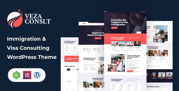 Vezaconslt - immigration and Visa Consulting WordPress Theme TFx