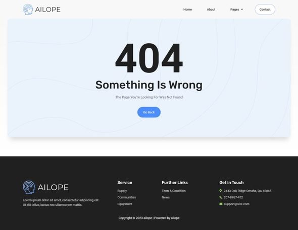 Ailope - Artificial Intelligence Elementor Template Kit TFx