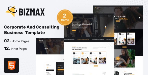 Bizmax - Corporate And Consulting Business Template TFx