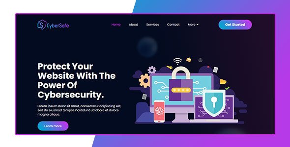 CyberSafe - Cyber Security Service HTML5 Template TFx