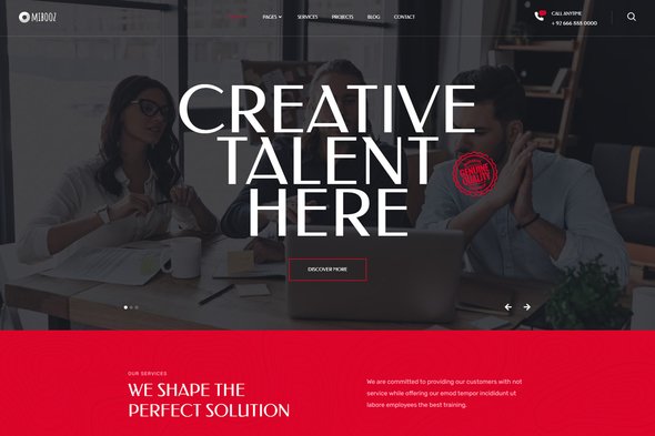 Mibooz - Creative Agency Elementor Template Kit TFx