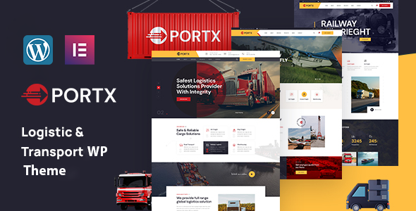 Portx - Logistics and Transportation WordPress Theme TFx