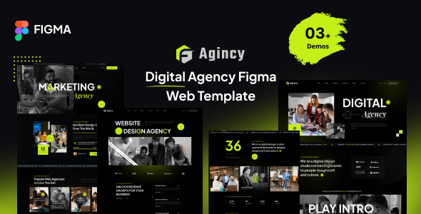 Agincy - Digital Agency Figma Template TFx