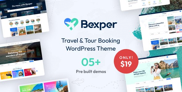 Bexper - Travel amp Tour Booking WordPress Theme TFx