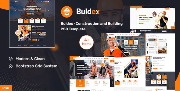 Buldex -Construction and Building PSD Template TFx