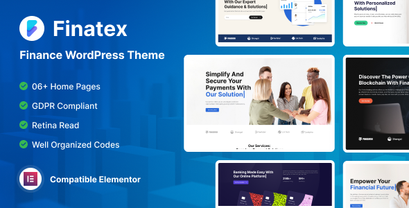 Finatex - Finance Consulting WordPress Theme TFx