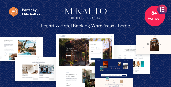 Mikalto - Resort and Hotel Booking WordPress Theme TFx