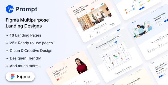 Prompt - Figma Landing UI Kit TFx