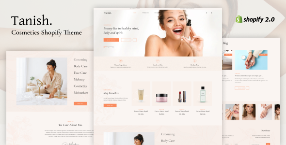 Tanish - Cosmetic Shop Shopify Theme TFx