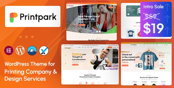 PrintPark - Printing Company amp Design Services WordPress Theme TFx