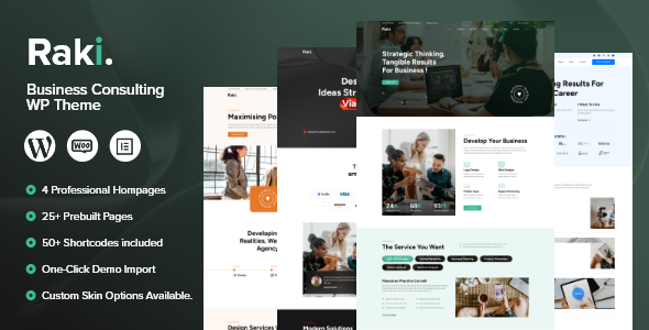 RAKI - Business Consulting TFx WordPress
