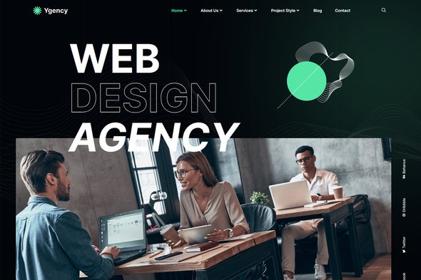 Ygency - Creative Web Agency Elementor Template Kit TFx