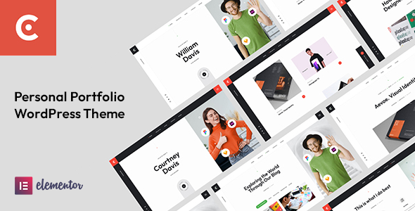 Courtney - Personal Portfolio WordPress Theme TFx