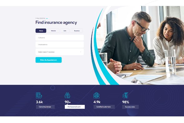 Modins - Insurance Company Elementor Template Kit TFx