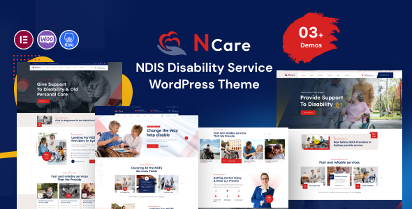 Ncare - NDIS Disability Service WordPress Theme TFx