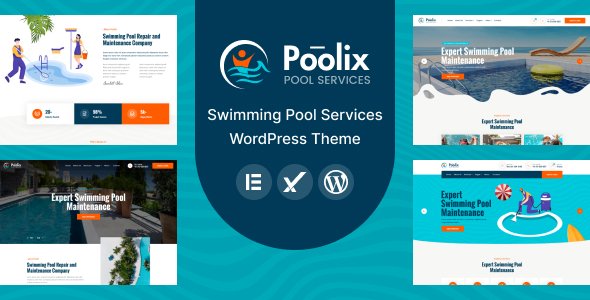 Poolix - Pool Cleaning amp Renovation WordPress Theme TFx