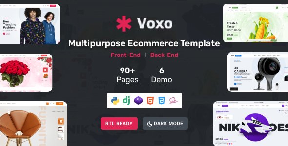 Voxo - Multivendor Ecommerce Django Template Full Script TFx