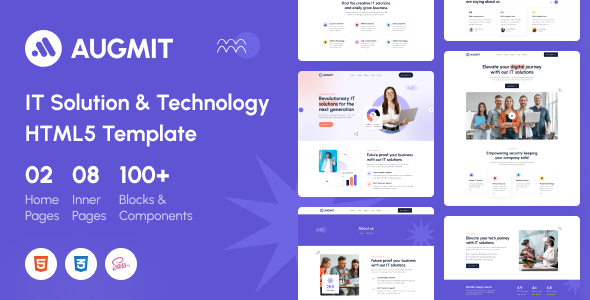 Augmit - IT Solution and Technology HTML Template TFx