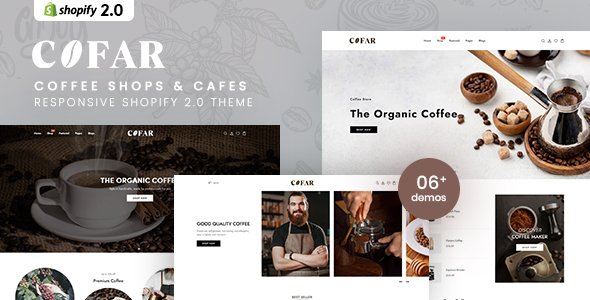 Cofar - Coffee Shops amp Cafes Shopify 20 Theme TFx