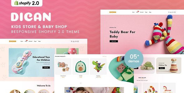 Dican - Kids Store amp Baby Shop Shopify 20 Theme TFx