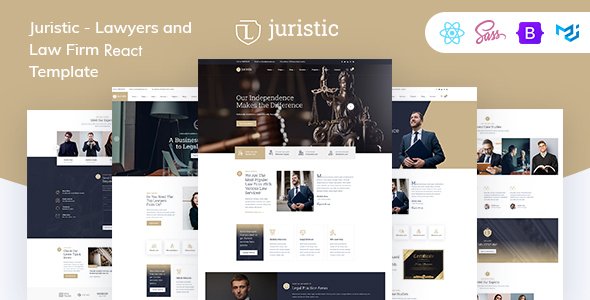 Juristic - Lawyers and Law Firm React Template TFx