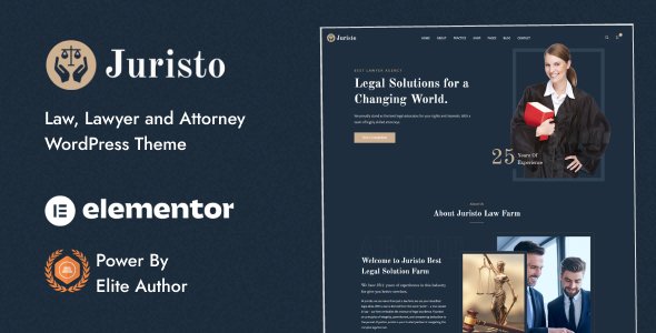 Juristo - Lawyer amp Attorney WordPress Theme TFx