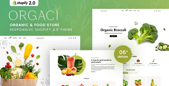 Orgaci - Organic amp Food Store Shopify 20 Theme TFx
