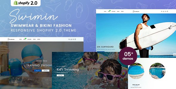 Swimin - Swimwear Bikini Fashion amp Accessories Responsive Shopify 20 Theme TFx