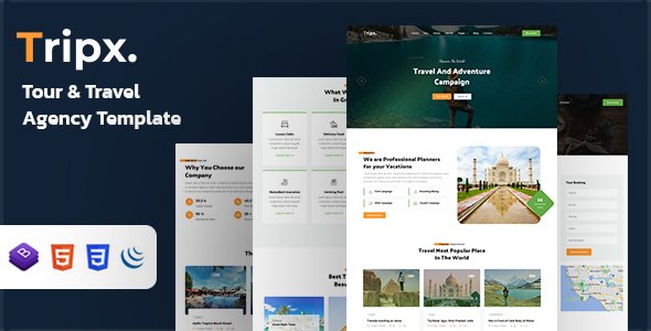 Tripx - Tour amp Travel Agency Template TFx